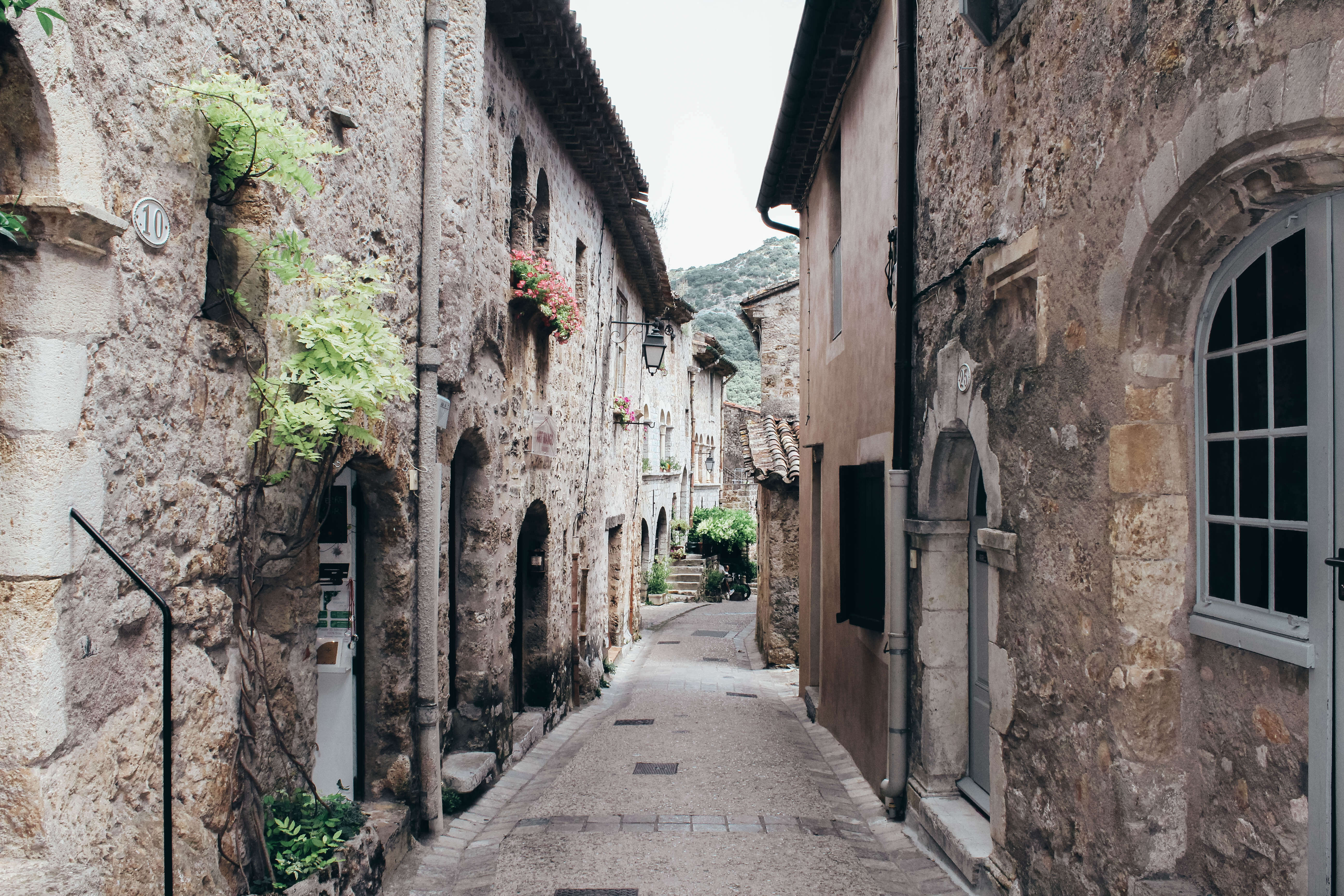 old city, empty street